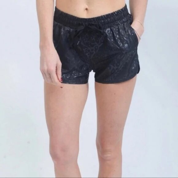 ZYIA Active Black Bomber Shorts - Picture 1 of 3